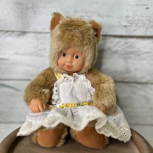 Anne Geddes™  teddy bear Vintage Baby Doll “